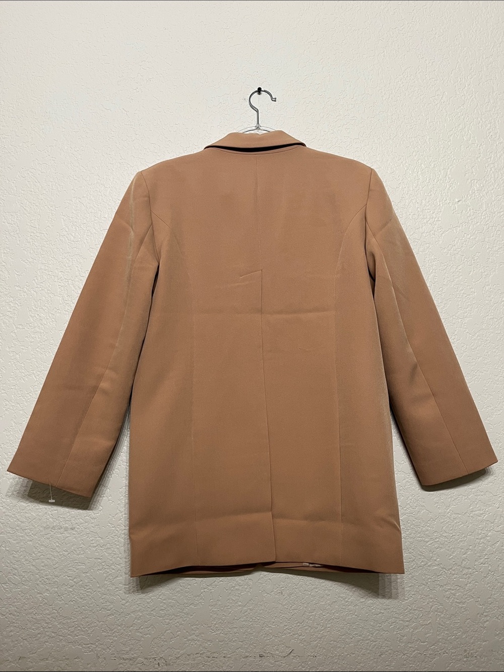 Venus Women’s Size 2 Tan Longline Blazer with Open back detail - Picture 6 of 10